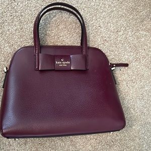 Kate Spade burgundy purse